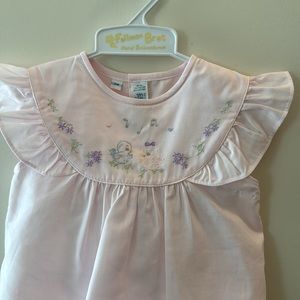 Feltman Brothers Baby Girls Floral Lace Diaper Set - Pink main image 0